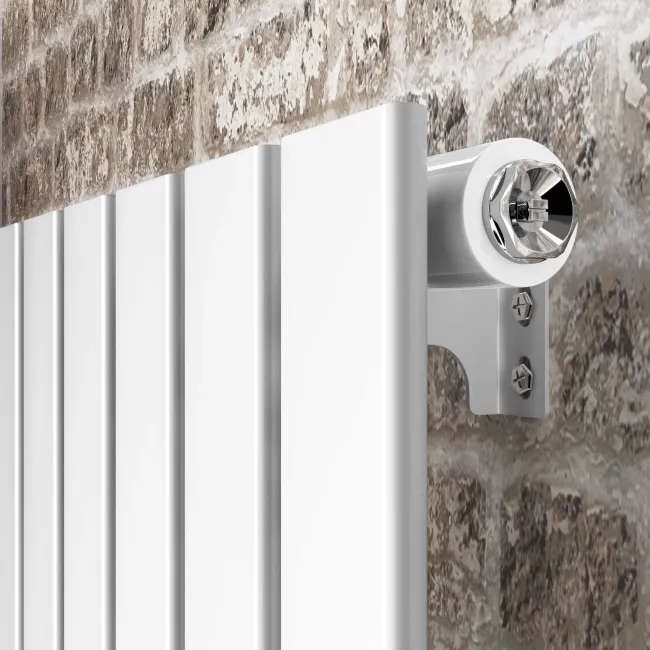 Faro White Single Flat Panel Horizontal Radiator 600x560mm