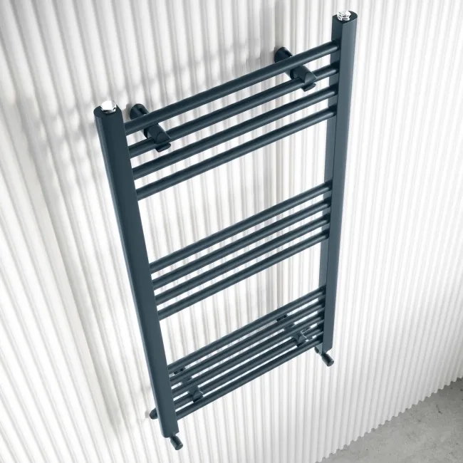 Barcelona Inky Blue Straight Heated Towel Rail 1000x500mm