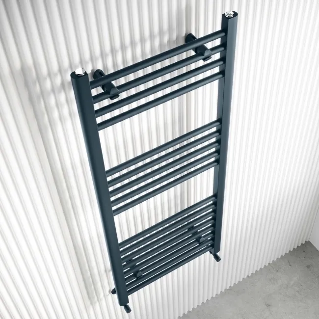Barcelona Inky Blue Straight Heated Towel Rail 1200x500mm