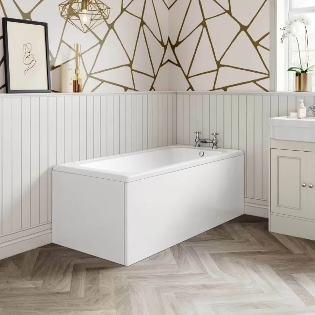 1500 Super Strength Reinforced Acrylic Straight Bath Front Panel