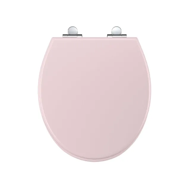 Hudson Traditional Cashmere Pink Wooden Soft Close Seat