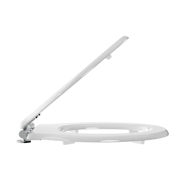 Enid Traditional Gloss White Wooden Soft Close Toilet Seat