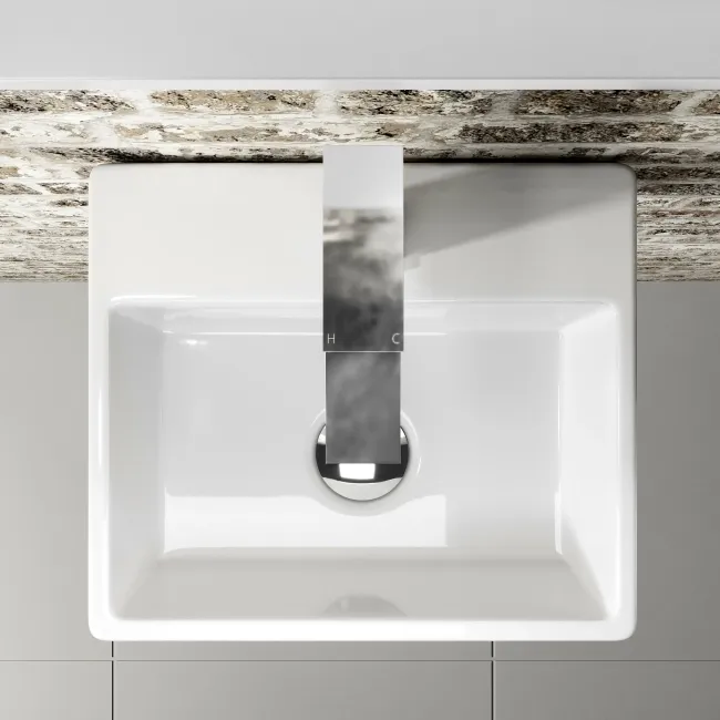 Virginia Square Wall Cloakroom Hung Basin 330mm
