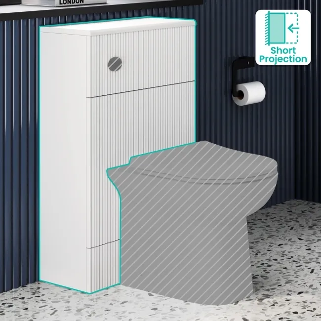 Havana Coastal White 500 Toilet Unit