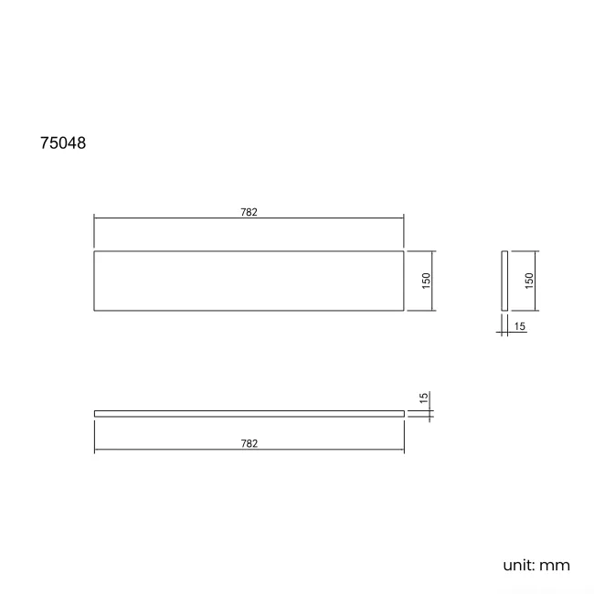 Monaco Chalk White Filler Strip