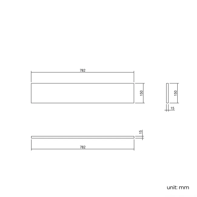 Monaco Midnight Green Filler Strip