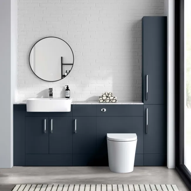 Harper Navy Blue Filling Panel