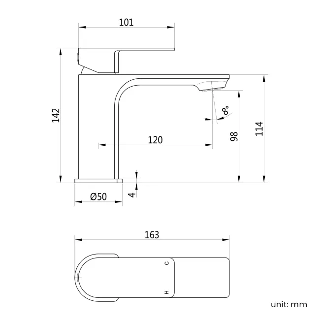 Lune Brushed Brass Basin & Bath Mixer Tap Set
