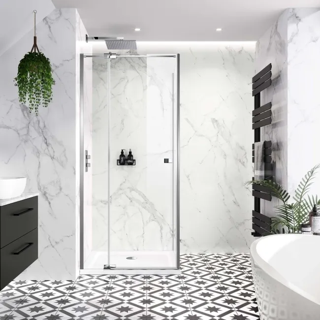 Vienna Easy Clean 8mm Hinged Shower Enclosure 900x900mm