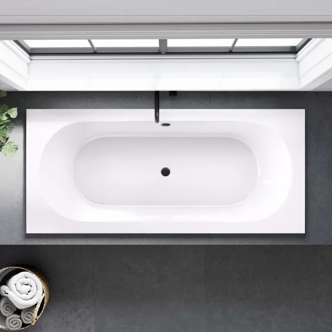 York  1800x800 Round Double Ended Bath