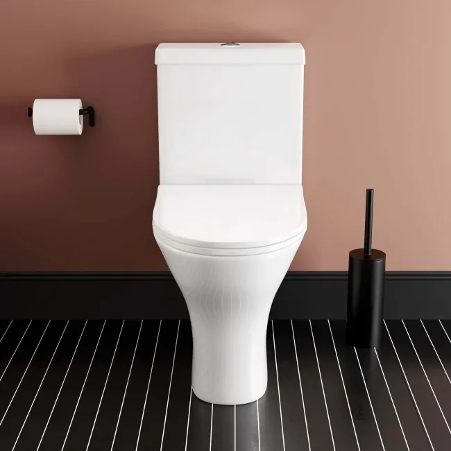 Orlando Close Coupled Toilet With Soft Close Slim Seat