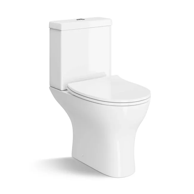Orlando Close Coupled Toilet With Soft Close Slim Seat