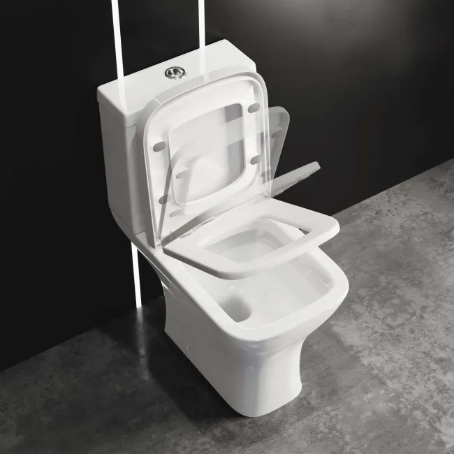 Atlanta Close Coupled Toilet & Pedestal Basin Set