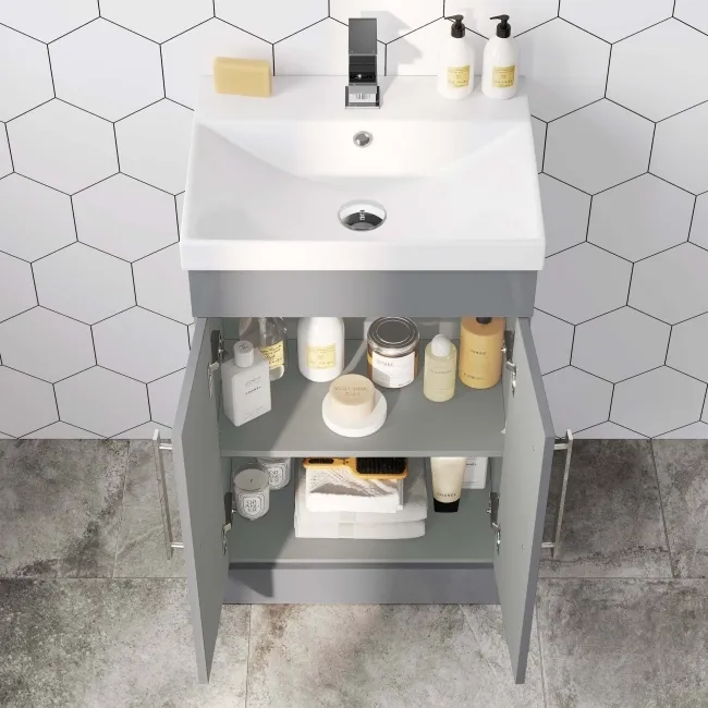 Avon Stone Grey Basin Vanity 500mm