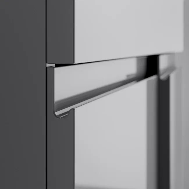 Trent Stone Grey Combination Vanity Basin and Atlanta Toilet 1000mm