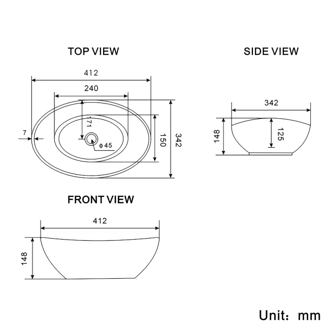 Bermuda Midnight Green Vanity with Marble Top & Oval Counter Top Basin 1200mm