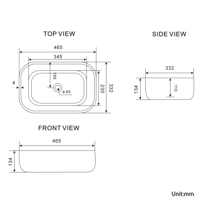 Bermuda Graphite Grey Vanity with Marble Top & Curved Counter Top Basin 600mm - Brass Knurled Handles
