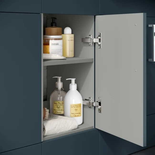 Harper Navy Blue Combination Vanity Basin and Boston Toilet 1500mm