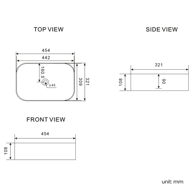 Corsica Inky Blue Vanity Drawer with Marble Top & Marin Basin 600mm
