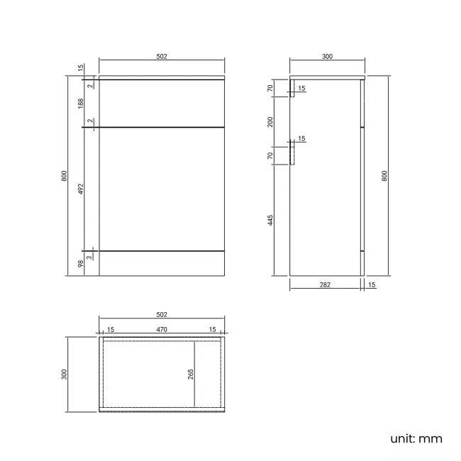 Quartz Gloss White Basin Vanity and Back To Wall Toilet Unit 1150mm - Excludes Toilet