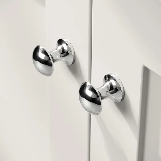 Capri Cotton White Combination Vanity Basin and Denver Toilet 1350mm - Chrome Handles