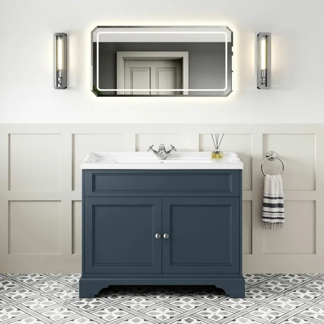 Lucia Inky Blue Basin Vanity 1030mm