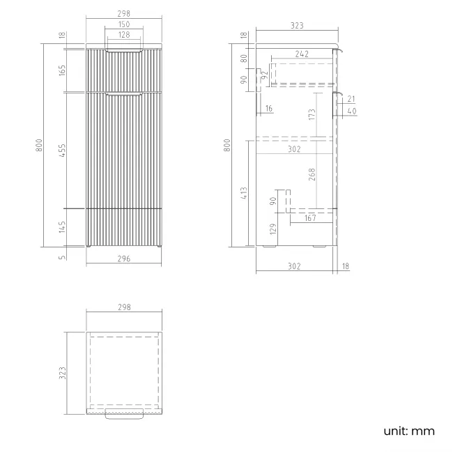 Sicily Fluted Coastal White Combination Vanity Basin with Marble Top & Tucson Toilet 1500mm - Black Accents