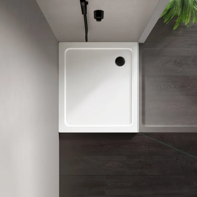 London Rectangular Stone Shower Tray 900x700mm