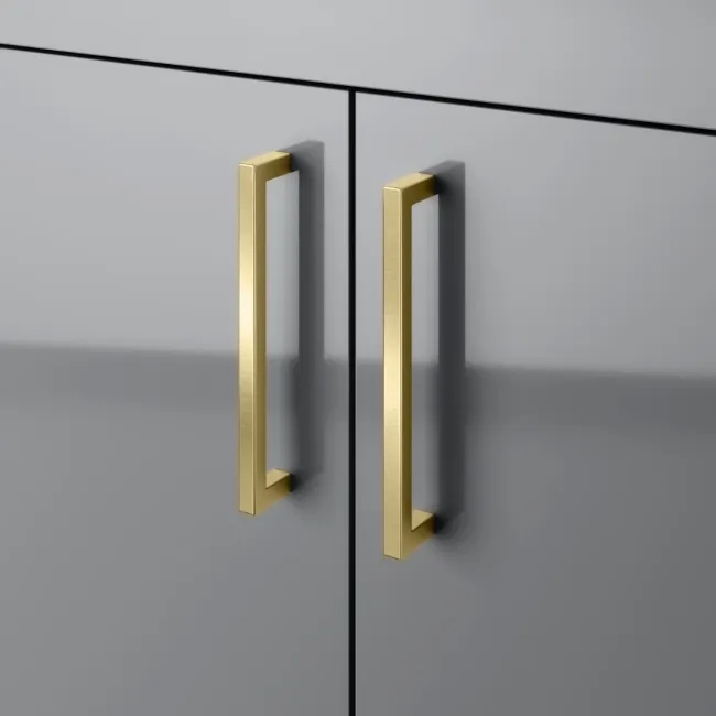 Harper Stone Grey Combination Vanity Basin with Marble Top & Tucson Toilet 1200mm - Brushed Brass Accents