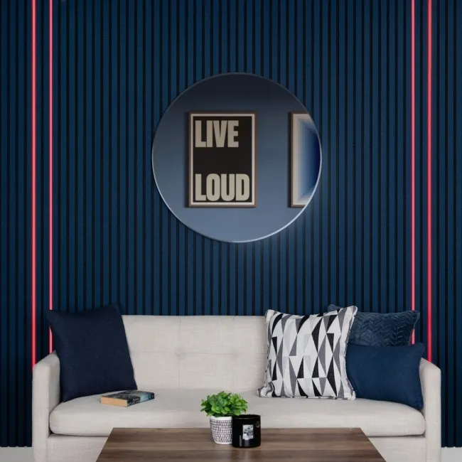 Trepanel Bright® Wall Panel WiFi Multi Colour LED Strip Lights White - 2.4m 4 Pack