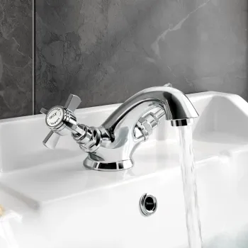 Nairn Traditional Chrome Basin Mixer Tap