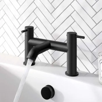 Trent Matt Black Bath Filler