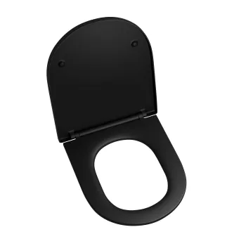 Loma Matt Black Quick Release Premium Soft Close Seat