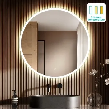 Grace Round Illuminated LED Mirror 800mm