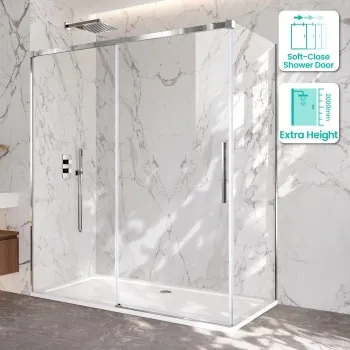 Lisbon 8mm Sliding Shower Enclosure 1800x700mm