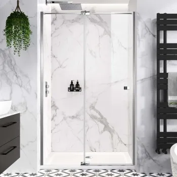 Vienna Easy Clean 8mm Hinged Shower Door 1200mm