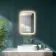 Mila Brushed Brass Backlit Illuminated LED Mirror With BLUETOOTH Speaker 600x400mm