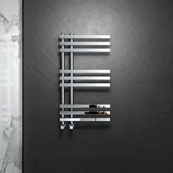 Madrid Chrome Designer Heated Towel Rail 800x450mm