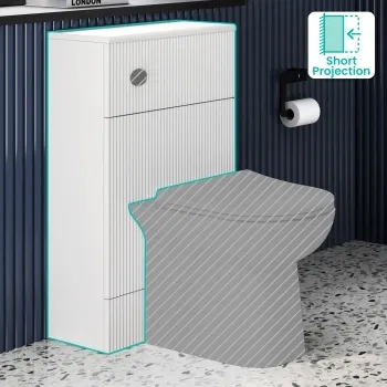 Havana Coastal White 500 Toilet Unit