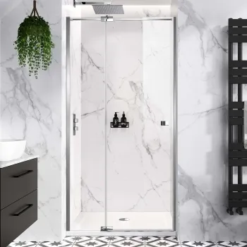 Vienna Easy Clean 8mm Hinged Shower Door 1100mm