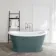 Mayfair 1500mm Midnight Green Freestanding Roll Top Slipper Bath