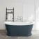Mayfair 1700mm Inky Blue Freestanding Roll Top Slipper Bath
