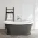 Mayfair 1700mm Graphite Grey Freestanding Roll Top Slipper Bath