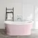 Mayfair 1700mm Cashmere Pink Freestanding Roll Top Slipper Bath