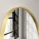 Rory Brushed Brass Arched Mirror 750x500mm