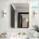 Nina Brushed Brass Mirror 800x600mm
