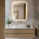 Nina Brushed Brass Backlit Illuminated LED Mirror 800x600mm