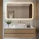 Nina Brushed Brass Backlit Illuminated LED Mirror 700x1200mm