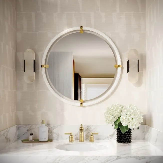 Frankie Round Illuminated LED Mirror 800mm