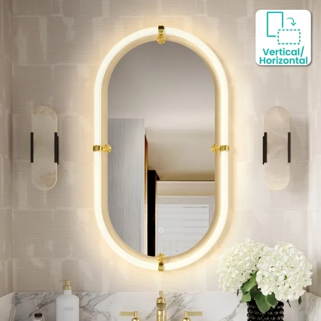 Frankie Pill Illuminated LED Mirror 1000x550mm